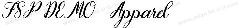 FSP DEMO   Apparel字体转换